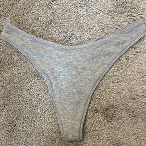 PINK Victoria's Secret Light Gray Panties